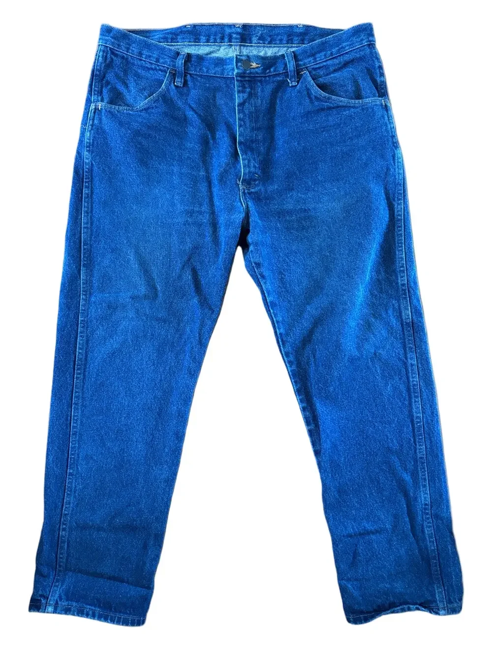 Rustler Men's Dark Blue Relaxed Fit Jeans Size 38x30